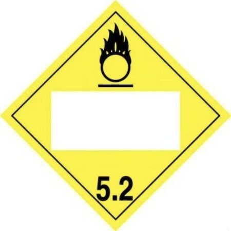 Accuform BLANK DOT PLACARD HAZARD CLASS MPL4DG5BMG1 MPL4DG5BMG1